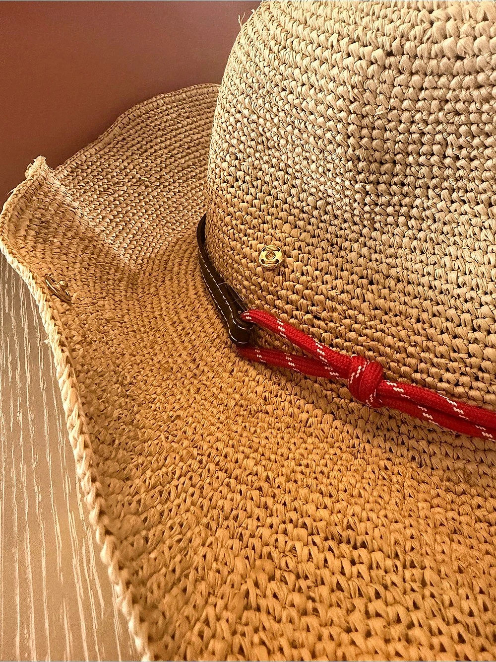 Miu Raffia Raffia Cowboy Hat NWT - Picture 6 of 9